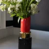 Cristina Oria Jarrones, Floreros Y Maceteros^Jarrón con Forma De Pintalabios Rojo