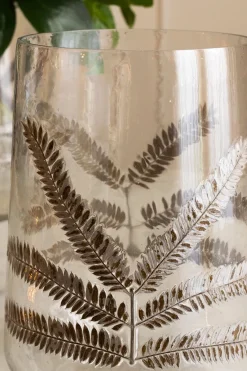 Cristina Oria Jarrones, Floreros Y Maceteros^Jarrón Cristal Hojas Otoño