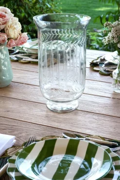 Cristina Oria Jarrones, Floreros Y Maceteros^Jarrón Cristal Tallado Grande