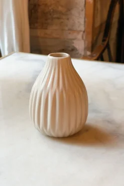 Cristina Oria Jarrones, Floreros Y Maceteros^Jarrón De Porcelana Beige