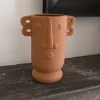 Cristina Oria Jarrones, Floreros Y Maceteros^Jarrón De Porcelana Cara Terracota