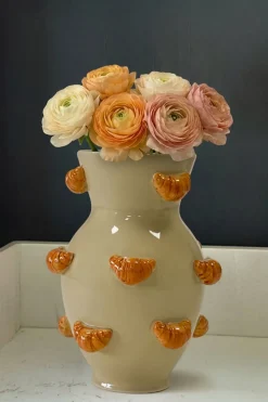 Cristina Oria Jarrones, Floreros Y Maceteros^Jarrón Diseño Croissant