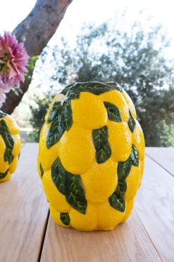 Cristina Oria Jarrones, Floreros Y Maceteros^Jarrón Diseño Limones De Porcelana Grande