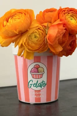 Cristina Oria Jarrones, Floreros Y Maceteros^Jarrón "Gelato" Rosa y Rojo