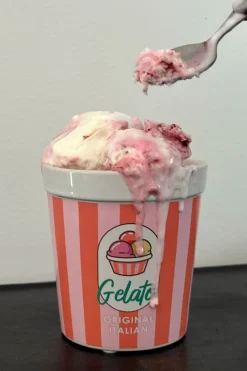 Cristina Oria Jarrones, Floreros Y Maceteros^Jarrón "Gelato" Rosa y Rojo