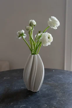 Cristina Oria Jarrones, Floreros Y Maceteros^Jarrón Irregular Efecto 3D Blanco