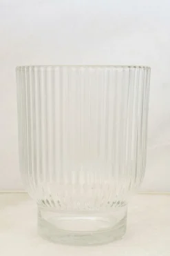 Cristina Oria Candelabros Y Portavelas|Jarrones, Floreros Y Maceteros^Jarrón Mediano De Cristal Alba