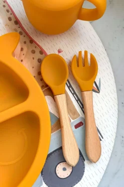 Cristina Oria Minichef^Juego De Dos Cubiertos De Silicona