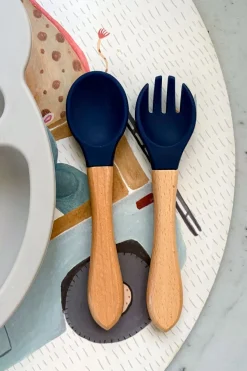 Cristina Oria Minichef^Juego De Dos Cubiertos De Silicona