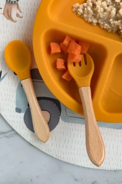 Cristina Oria Minichef^Juego De Dos Cubiertos De Silicona