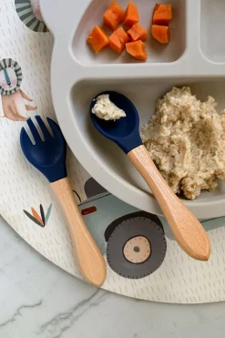 Cristina Oria Minichef^Juego De Dos Cubiertos De Silicona