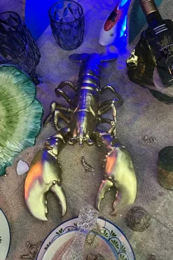 Cristina Oria Piezas Decorativas^Langosta Dorada De Decoración