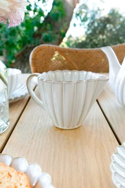 Cristina Oria Accesorios De Mesa^Lechera Blanca Flor Co