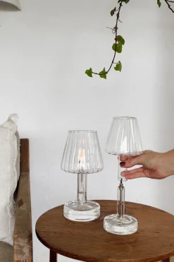 Cristina Oria Candelabros Y Portavelas^Lámpara De Aceite Transparente Pequeña