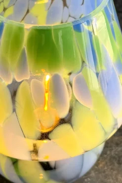 Cristina Oria Lámparas^Lámpara De Vidrio Efecto Degradado Azul Y Verde