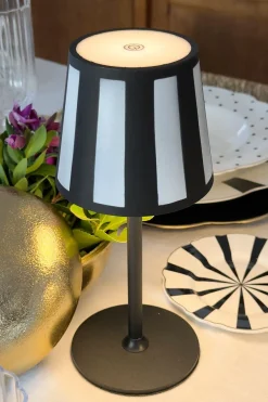 Cristina Oria Lámparas^Lámpara Led Táctil Blanca Y Negra