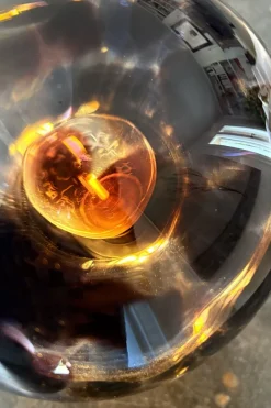 Cristina Oria Lámparas^Lámpara Seta De Vidrio Efecto Degradado Negro