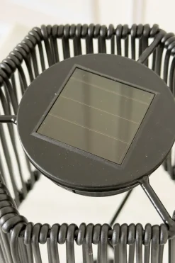 Cristina Oria Lámparas^Lámpara Solar De Mesa En Acabado Negro