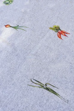 Cristina Oria Manteles Antimanchas|Manteles^Mantel Antimanchas Con Diseño Hortalizas