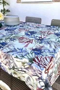 Cristina Oria Manteles Antimanchas|Manteles^Mantel Antimanchas Con Diseño Corales Marinos