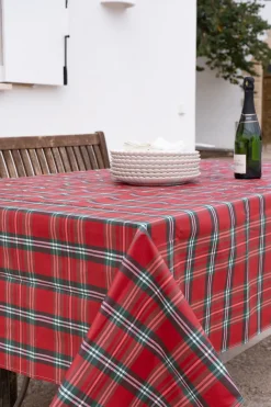 Cristina Oria Manteles Antimanchas|Manteles^Manteles Antimanchas Con Diseño Cuadros Escoceses