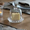 Cristina Oria Accesorios De Mesa^Mantequillero Redondo Cristal Bolitas