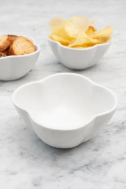 Cristina Oria Fuentes, Ensaladeras Y Cuencos^Mini Cuenco Flor Cerámica Blanca