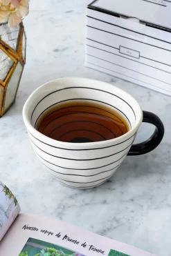 Cristina Oria Tazas Y Teteras^Mug Artesana Rayas Co