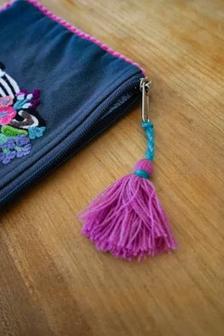 Cristina Oria Bolsos, Bolsas Y Neceseres|Otros Textil^Neceser Bordado A Mano Con Diseño De Cebra