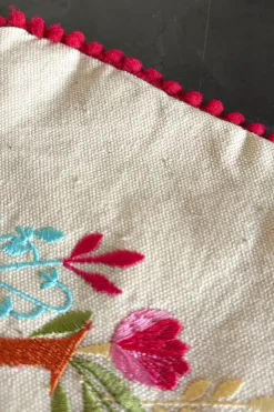 Cristina Oria Joyeros, Carteras Y Fundas|Bolsos, Bolsas Y Neceseres^Neceser Con Inicial G Y Flores Bordadas