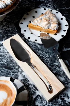 Cristina Oria Cubiertos De Servir|Cubiertos De Postre^Pala Para Tartas Blanca En Caja De Madera