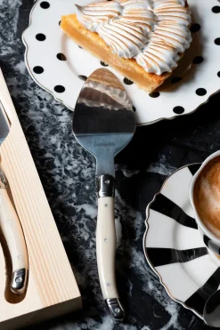 Cristina Oria Cubiertos De Servir|Cubiertos De Postre^Pala Para Tartas Blanca En Caja De Madera