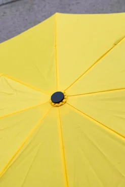 Cristina Oria Paraguas^Paraguas Con Diseño Amarillo Y Mango Con Cabeza De Pato