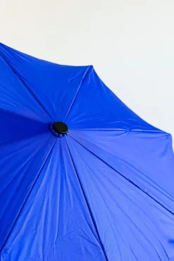 Cristina Oria Paraguas^Paraguas Con Diseño Azul Y Mango Con Cabeza De Pato