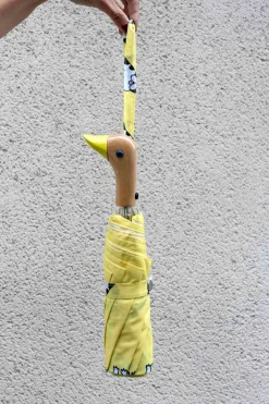 Cristina Oria Paraguas^Paraguas Con Diseño De Bulldogs Y Mango Con Cabeza De Pato