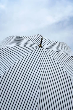 Cristina Oria Paraguas^Paraguas Con Diseño De Rayas Blancas Y Negras