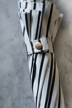Cristina Oria Paraguas^Paraguas Con Diseño De Rayas Blancas Y Negras