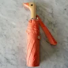 Cristina Oria Paraguas^Paraguas Con Diseño Naranja Melocotón Y Mango Con Cabeza De Pato