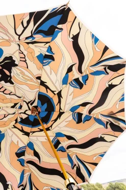 Cristina Oria Paraguas^Paraguas Pasotti Beige Con Interior De Colores