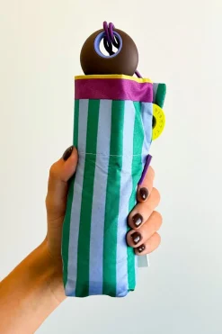 Cristina Oria Paraguas^Paraguas Plegable Con Diseño De Rayas De Colores