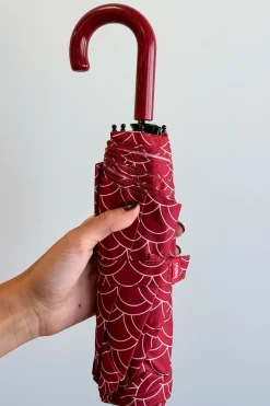 Cristina Oria Paraguas^Paraguas Plegable Con Diseño De Pez Koi Rojo