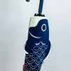 Cristina Oria Paraguas^Paraguas Plegable Con Diseño De Pez Koi Azul