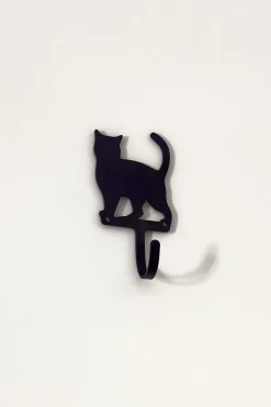Cristina Oria Piezas Decorativas^Perchero De Metal Diseño Gato