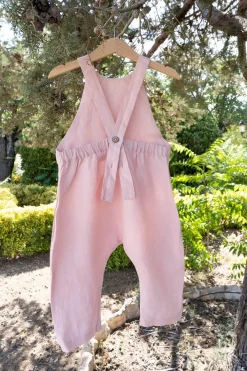 Cristina Oria Minichef^Petos De Lino Rosa Niños