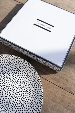 Cristina Oria Platos Y Bajoplatos^Plato Artesano Puntos Co