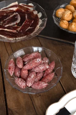 Cristina Oria Platos Y Bajoplatos^Plato De Cristal Diseño Espiga Pequeño