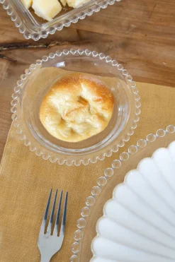 Cristina Oria Platos Y Bajoplatos^Plato De Pan Cristal Bolitas
