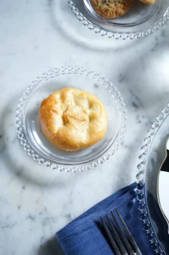 Cristina Oria Platos Y Bajoplatos^Plato De Pan Cristal Bolitas