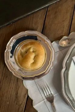 Cristina Oria Platos Y Bajoplatos^Plato De Pan De Plata CO