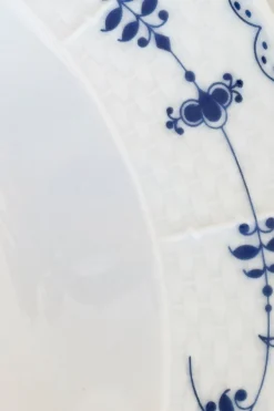 Cristina Oria Platos Y Bajoplatos^Plato De Postre Crisantemos Azules Co